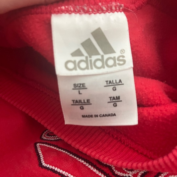 Cropped Adidas crewneck from Brandy Melville - Picture 3 of 3